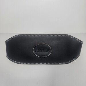 Altus Black Leather Weightlifting Belt Vintage Double Prong Powerlifting Small